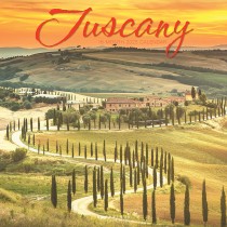 Tuscany | 2025 12 x 24 Inch Monthly Square Wall Calendar