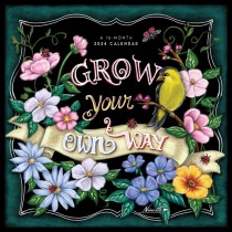 You Can Grow Your Own Way | 2024 7 x 14 Inch Monthly Mini Wall Calendar