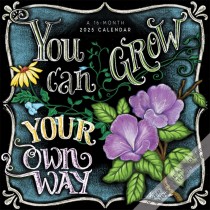 You Can Grow Your Own Way | 2025 7 x 14 Inch Monthly Mini Wall Calendar | Featuring the Artwork of Ninette Parisi
