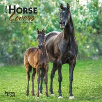 Horse Lovers | 2024 7 x 14 Inch Monthly Mini Wall Calendar