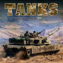 Tanks of the World | 2024 12 x 24 Inch Monthly Square Wall Calendar