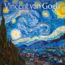 Vincent van Gogh | 2024 12 x 24 Inch Monthly Square Wall Calendar | Foil Stamped Cover