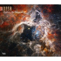NASA Explore the Universe | 2024 14 x 24 Inch Monthly Deluxe Wall Calendar | Foil Stamped Cover