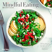 Mindful Eating | 2024 12 x 24 Inch Monthly Square Wall Calendar