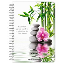 Mindful Living | 2024 6 x 7.75 Inch Weekly Desk Planner