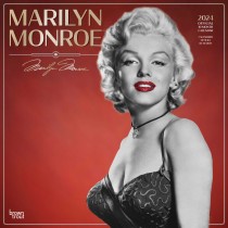 Marilyn Monroe OFFICIAL | 2024 12 x 24 Inch Monthly Square Wall Calendar | English/French Bilingual