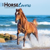 Horse Lovers | 2025 7 x 14 Inch Monthly Mini Wall Calendar