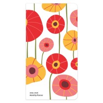 Vintage Blooms | 2025-2026 3.5 x 6.5 Inch Two Year Monthly Pocket Planner