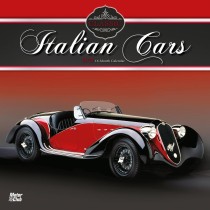 Classic Italian Cars | 2025 12 x 24 Inch Monthly Square Wall Calendar