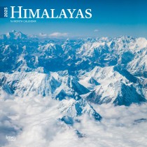 Himalayas | 2025 12 x 24 Inch Monthly Square Wall Calendar