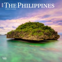 The Philippines | 2025 12 x 24 Inch Monthly Square Wall Calendar