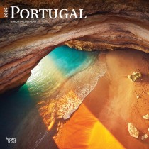 Portugal | 2025 12 x 24 Inch Monthly Square Wall Calendar