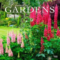 Country Gardens | 2025 12 x 24 Inch Monthly Square Wall Calendar | Plastic-Free