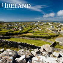 Ireland | 2025 12 x 24 Inch Monthly Square Wall Calendar