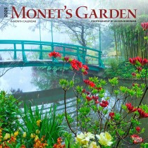 Monet's Garden | 2025 12 x 24 Inch Monthly Square Wall Calendar