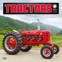 Tractors | 2025 12 x 24 Inch Monthly Square Wall Calendar