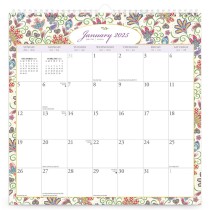 Tuscan Delight | 2025 12 x 12 Inch Monthly Square Wire-O Calendar | Sticker Sheet