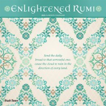 Enlightened Rumi | 2025 12 x 24 Inch Monthly Square Wall Calendar | Plastic-Free