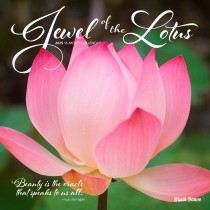 Jewel of the Lotus | 2025 12 x 24 Inch Monthly Square Wall Calendar