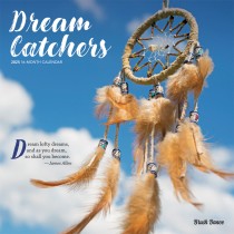 Dream Catchers | 2025 12 x 24 Inch Monthly Square Wall Calendar | Plastic-Free