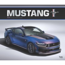 Ford Mustang OFFICIAL | 2025 14 x 24 Inch Monthly Deluxe Wall Calendar | Foil Stamped Cover