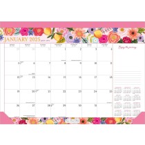 Bonnie Marcus OFFICIAL | 2025 17 x 12 Inch Monthly Desk Pad Calendar