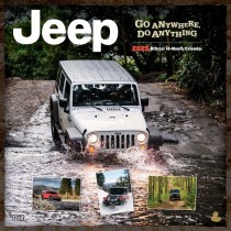 Jeep OFFICIAL | 2025 12 x 24 Inch Monthly Square Wall Calendar