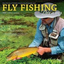 Fly Fishing Dreams OFFICIAL | 2025 12 x 24 Inch Monthly Square Wall Calendar