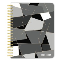 Pen & Ink | 2025 6 x 7.75 Inch 18 Months Weekly Desk Planner | Foil Stamped Cover | July 2024 - December 2025