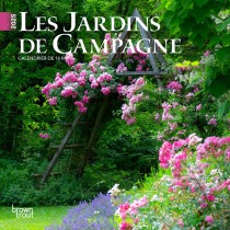 Les Jardins De Campagne | 2025 7 x 14 Inch Monthly Mini Wall Calendar | French Language