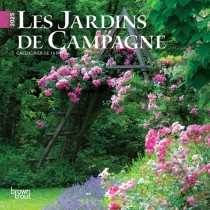 Les Jardins De Campagne | 2025 7 x 14 Inch Monthly Mini Wall Calendar | French Language