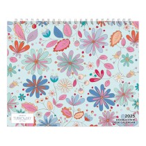House of Turnowsky OFFICIAL | 2025 7.5 x 6 Inch Monthly Double-View Easel Desk Calendar