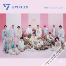 Seventeen OFFICIAL | 2025 12 x 24 Inch Monthly Square Wall Calendar | Plastic-Free