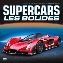 Supercars | Les bolides | 2025 12 x 24 Inch Monthly Square Wall Calendar | English/French Bilingual