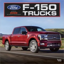 Ford F150 Trucks OFFICIAL | 2026 12 x 24 Inch (Hanging) Monthly Square Wall Calendar