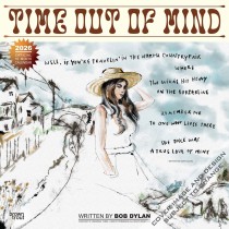 Time Out of Mind | Lyrics Written by Bob Dylan OFFICIAL | 2026 12 x 24 Inch (Hanging) Monthly Square Wall Calendar