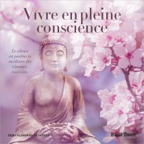 Vivre en pleine conscience | 2026 7 x 14 Inch (Hanging) Monthly Mini Wall Calendar | French Language