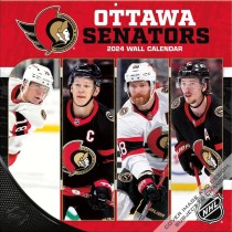 Ottawa Senators | 2025 12 x 24 Inch Monthly Square Wall Calendar