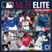 MLB Elite | 2025 12 x 24 Inch Monthly Square Wall Calendar