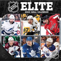 NHL Elite | 2025 12 x 24 Inch Monthly Square Wall Calendar