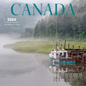 Canada | 2024 8.5 x 8.5 Inch Monthly Medium Wall Calendar | Envelope | English/French Bilingual