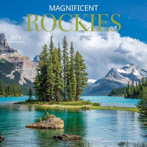 Magnificent Rockies | 2024 7 x 14 Inch Monthly Mini Wall Calendar