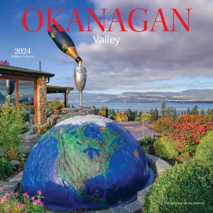 Okanagan Valley | 2024 12 x 24 Inch Monthly Square Wall Calendar