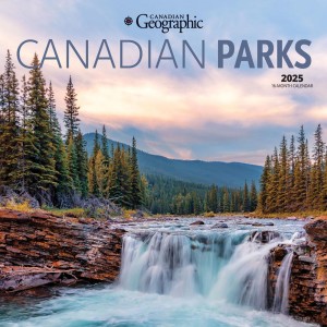 Canadian Geographic Canadian Parks OFFICIAL | 2025 12 x 24 Inch Monthly Square Wall Calendar