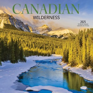 Canadian Wilderness | 2025 12 x 24 Inch Monthly Square Wall Calendar