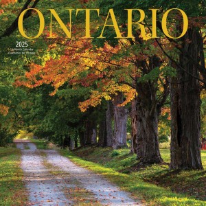 Ontario | 2025 12 x 24 Inch Monthly Square Wall Calendar | English/French Bilingual