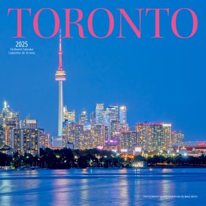 Toronto | 2025 12 x 24 Inch Monthly Square Wall Calendar