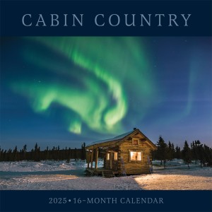 Cabin Country | 2025 12 x 24 Inch Monthly Square Wall Calendar