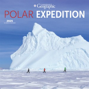 Canadian Geographic Polar Expedition OFFICIAL | 2025 12 x 24 Inch Monthly Square Wall Calendar