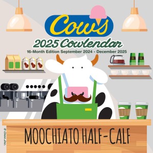 Cows Creamery OFFICIAL | 2025 12 x 24 Inch Monthly Square Wall Calendar